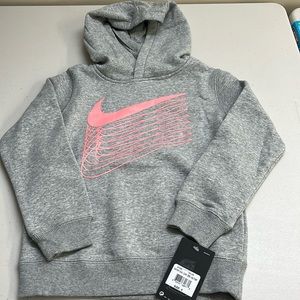 Nike Hoodie Kids 6 Size Gray NWT